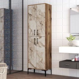 Hanah Home Berlin A - Nogal, Blanco Mármol